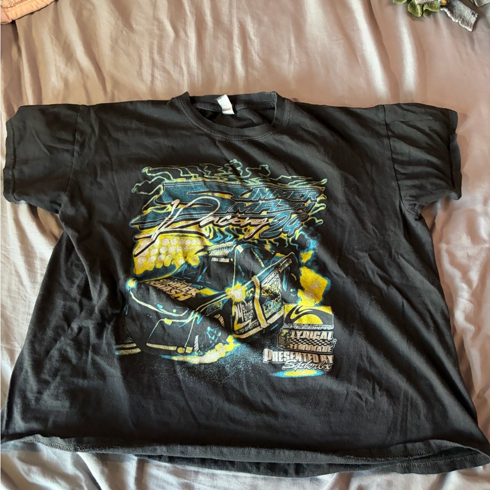 Black SummerSmash T-Shirt Cropped